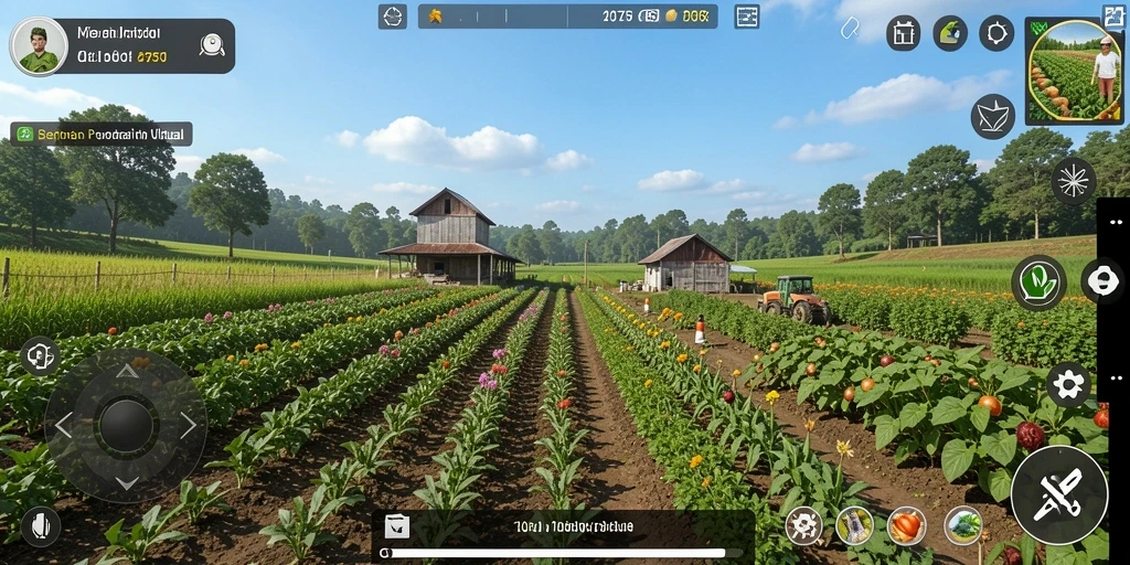 Tampilan gameplay 2757 yang menarik untuk pecinta pertanian.