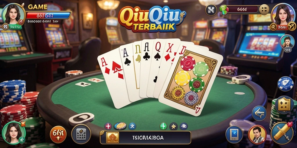 Tangkapan layar permainan QiuQiu yang seru dan penuh aksi.