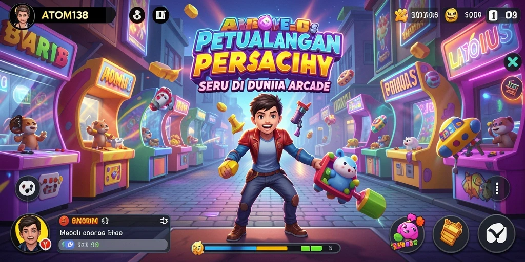 Tampilan gameplay seru di ATOM138 yang memikat pemain.
