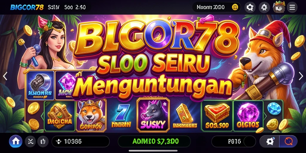 Gameplay menarik dari permainan slot BIGCOR78.