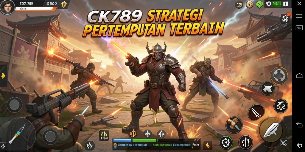 Gameplay seru dan penuh strategi dalam CK789.