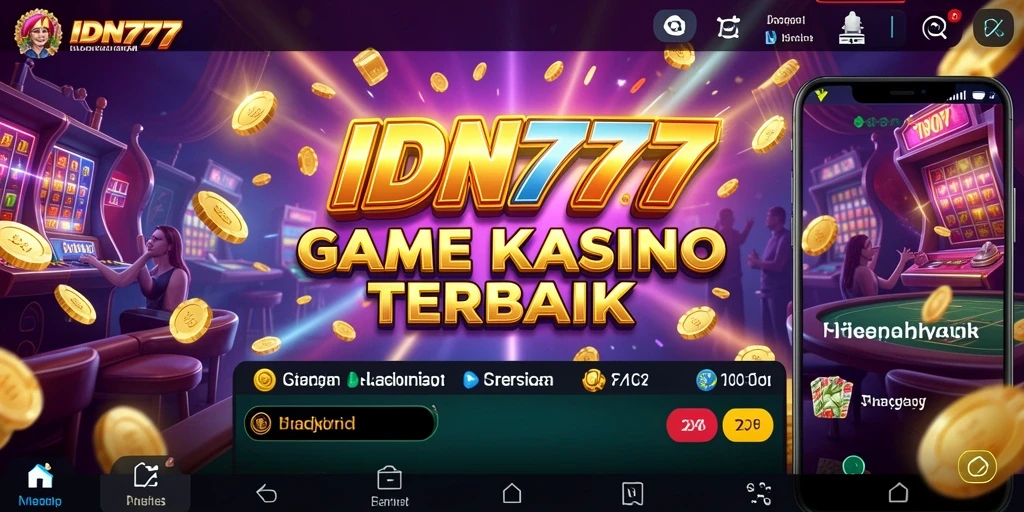 Tangkap momen seru bermain Kasino dengan IDN777 di smartphone Anda.