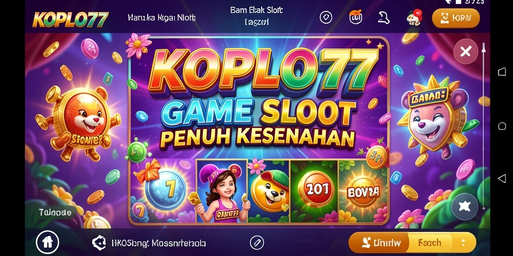 Tampilan gameplay utama KOPLO77 yang seru dan interaktif.