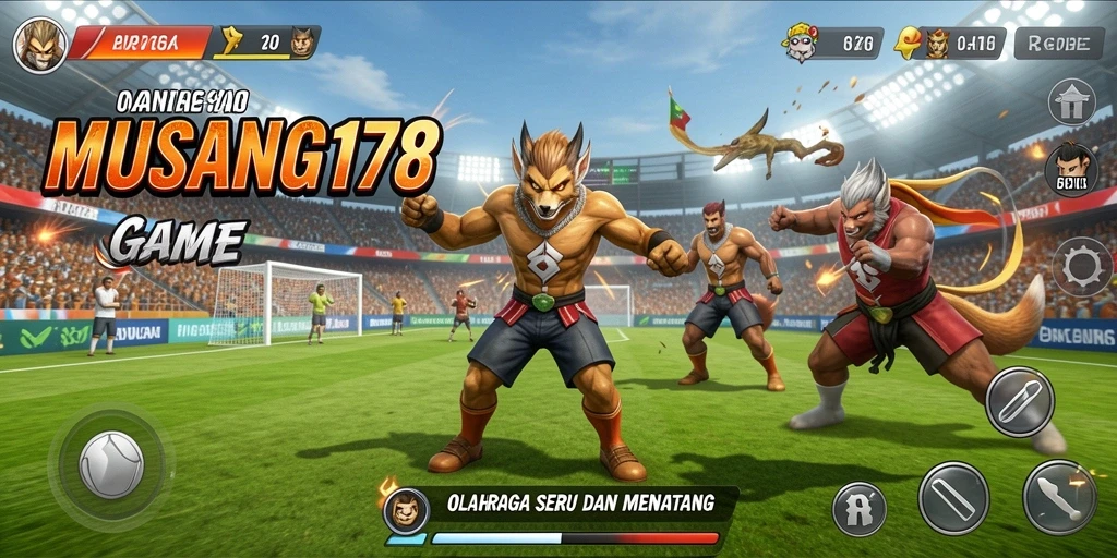 Tampilan gameplay seru di MUSANG178 dengan variasi olahraga.