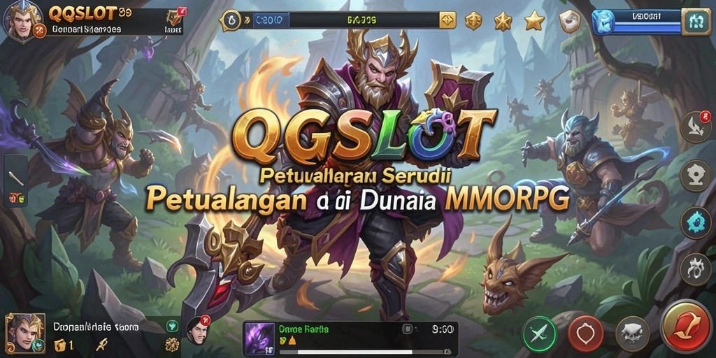 Tampilan gameplay seru dari QQSLOT di dunia MMORPG yang mengagumkan.