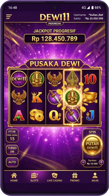 Proses unduh yang mudah di aplikasi dewi11.